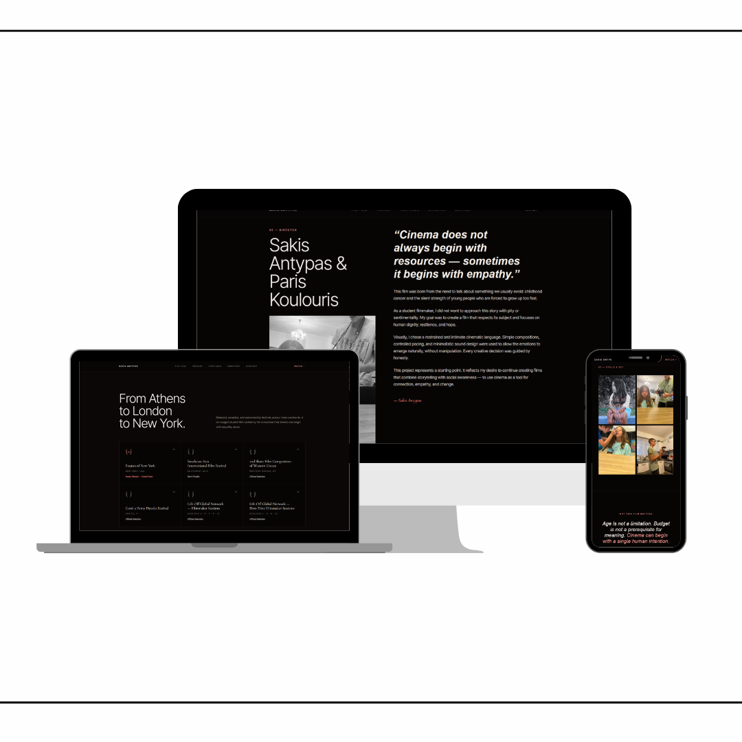 old portfolio website